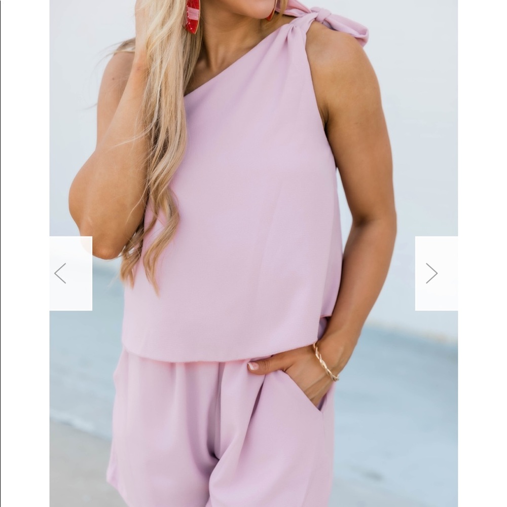 One Shoulder Romper
